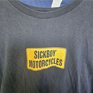 T-shirt men Gray size xxl Sickboy motorcycle. 068